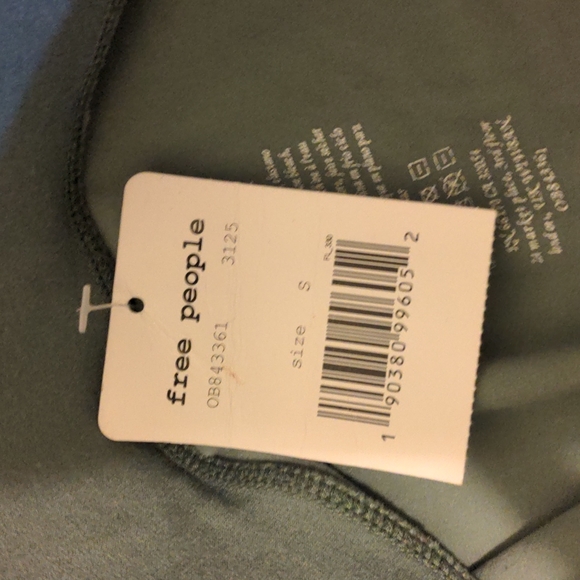 Free People movement sage green cut out leggings, size S, good condition - Picture 5 of 8
